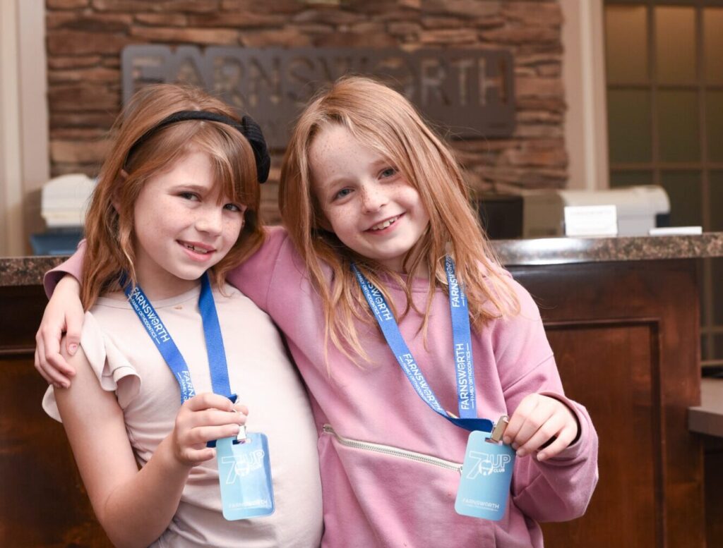 Young girls Smiling with their new Lubbock Braces